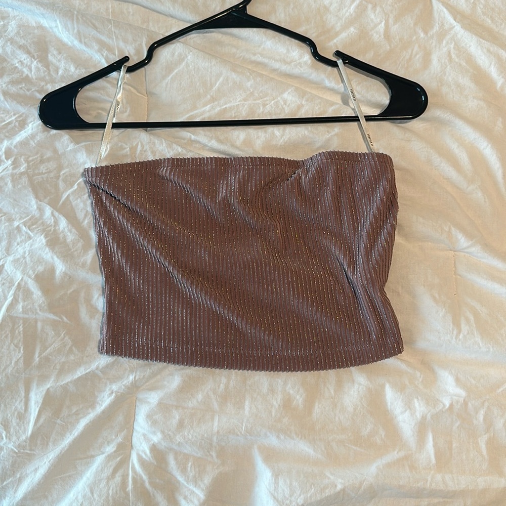 Glitter crop bandeau